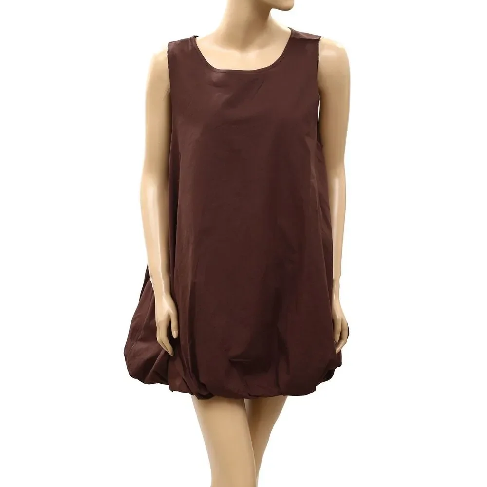 Free People Free-est Struttin' Bubble Mini Dress Sleeveless Cotton M 288776